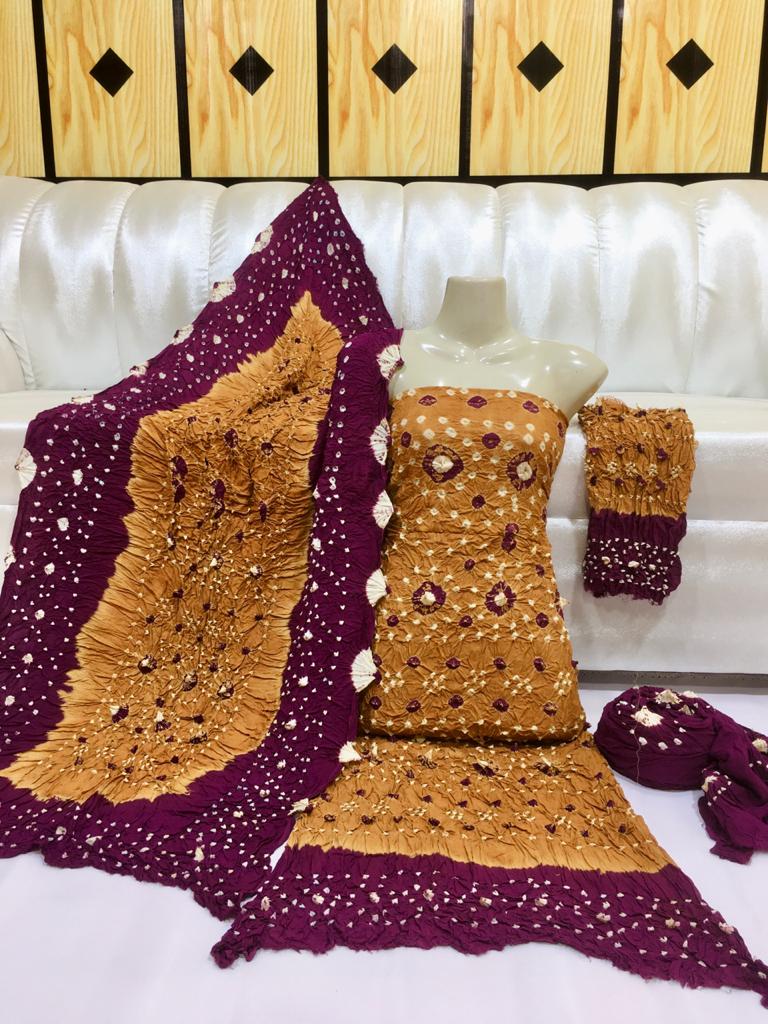 3pc Winter Linen Dress Yellow